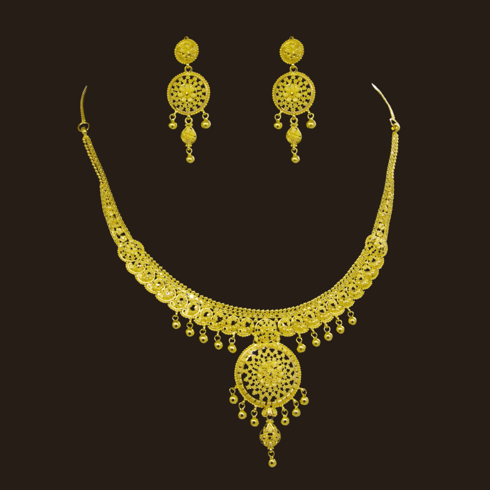 22K Gold Necklace Set